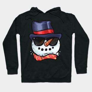 Frosty The Snowman With Sunglasses Party Christmas In July Hoodie